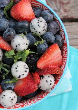 Dragon Fruit Salad