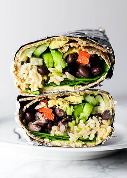 Hummus Veggie Wrap
