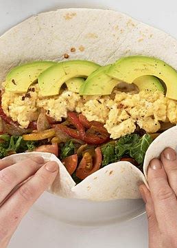 The Bang Anything in in Breakfast Burrito