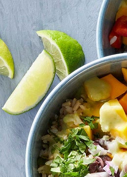 Mango Rice Salad Bowls