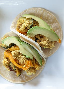 Tofu Scramble Breakfast Tacos