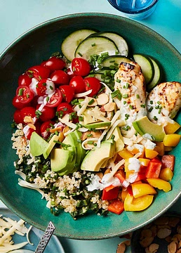 Goddess Veggie Bowls with Chicken