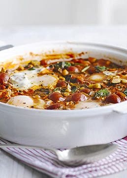 Spicy Moroccan eggs